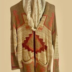 Southwestern designer coat sweater 😊